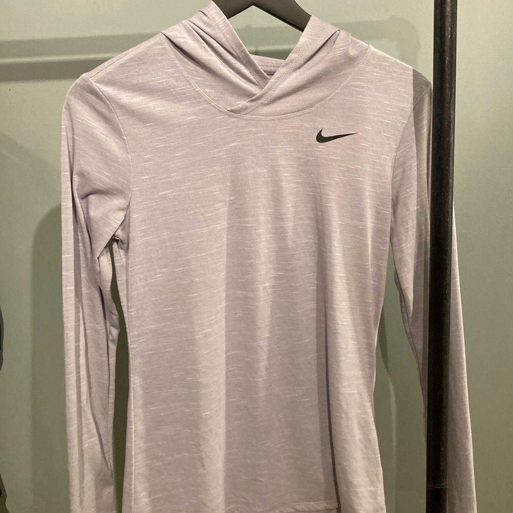 DriFit long sleeve hooded shirt